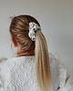 gumki do włosów Gumka jedwabna, scrunchie, frotka lawendowe pole MIDI 3