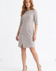 sukienki midi damskie Elegancka sukienka midi z krótkim rękawem - M1372 4