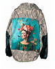 kurtki damskie Auri Lili Kurtka Asana Frida Turquoise z odwracalnymi cekinami one size S 4