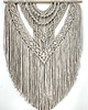 makramy Beżowa Makrama na Ścianę XL STONE Duża Ozdoba Boho 70x100 cm 1