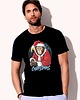 t-shirty męskie Koszulka organiczna z nadrukiem Christmas monkey 1