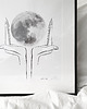plakaty moon touch minimalistyczny plakat z ksieżycem 1