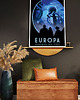 plakaty Europa, księżyc Jowisza - plakat NASA fine art 2