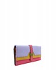 portfele damskie Portfel damski skórzany ze skrawków kolorowy przegródki na karty OLIVKA 1