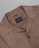 marynarki męskie Skórzana marynarka ingria beżowy slim fit 1