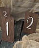Ślub - inne Numery na stół wesele ślub dąb ciemny 1