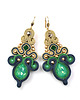 kolczyki soutache Sutasz - Tesoros del bosque 2