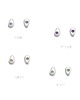 kolczyki srebrne SMOOTH AVO / silver earrings 6