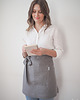 fartuchy kuchenne Lniany fartuszek zapaska TRUE GRAY 4