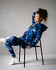 bluza z kapturem damska Damska Bluza Expres Zamek DR.CROW Marble Blue 3