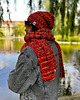 czapki i kapelusze męskie Męska czapka MERINO 50% bez pompona NEVERLAND "Czerwienie" 3