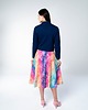 bluza bez kaptura damska Ramoneska damska Deep Blue granatowa z dresówki 1