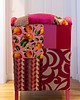 fotele Fotel Uszak Patchwork Magenta 2