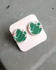 kolczyki ceramiczne Kolczyki ceramiczne w choinki 2