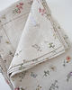 obrusy i serwetki Lniany obrus dwustronny z listwą heavy linen WILD FLOWERS 2