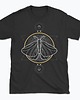 t-shirty męskie Koszulka - Święta geometria - Ćma z gwiezdnym ornamentem 1