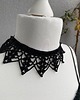 chokery Naszyjnik koronkowy czarny 4