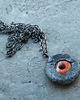 wisiory Ring ze szkłem millefiori   - naszyjnik 1
