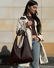 torby na ramię Torebka Hobo Bag Eco Leather Chocolate 2