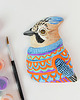 kolorowanki dla dzieci Portraitt of a jay named Steve 3
