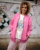 t-shirt damskie T-shirt oversize Emily Teddy dla mamy cream 4