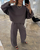 bluza bez kaptura damska Bluza Grounded cacao 3