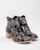 botki damskie BOTKI KWOBOJKI NA 5 CM KLOCKU - SKÓRA NATURALNA - MODEL 483 - KOLOR BOHO 1