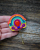broszki Kolorowa broszka soutache 4