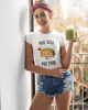 t-shirt damskie koszulka z napisem more tacos por favor 1