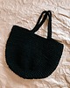 torby na ramię Torba kosz ze sznurka bawełnianego czarna 3