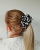 gumki do włosów Satynowa gumka satynowa scrunchie owijka frotka nocna pantera MAXI 2