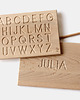 gry edukacyjne dla dzieci Drewniany alfabet z imieniem do nauki pisania 8