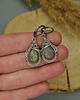 kolczyki wire wrapping Kolczyki labradoryt wire wrapping 5