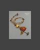 wisiory Bursztyn w naszyjniku stylu BOHO. Zwiewny lekki unikat handmade 3