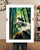plakaty Forest biker  - plakat rowerowy 50x70 cm 5