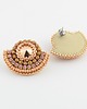 kolczyki swarovski Kolczyki Swarovski Wachlarze rose gold 3