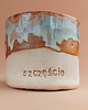 świeczniki i świece Świeca sojowa w ceramice SZCZĘŚCIE handmade 1