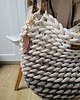 torby na ramię Torba na ramię " Boho Weave Bag" kolor beżowe ombre 1