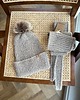 ubrania różne Komplet czapka+szalik  z wełny i alpaki Czapka i szal Handmade 1