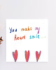 kartki okolicznościowe - wydruki Kartka miłosna Hearts 1
