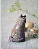 figurki i rzeźby Kotek, mini rzeźba, figurka ceramiczna kot 1