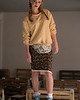 bluza bez kaptura damska Dwustronna bluza baśniowe wzory kontra beż 5