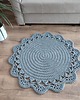 dywany Dywan szydełkowy ze sznurka bawełnianego 80cm 1