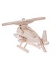 klocki i zabawki drewniane Drewniana helikopter 1