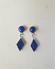 kolczyki z kamieniami Kolczyki ROMBY lapis lazuli 5