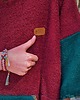 moda - inne Ponczo kąpielowe z bawełnianej frotte  MAROON MASTER 4