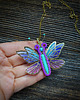 wisiory Kolorowy motyl- wisiorek soutache 4