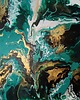 obrazy DUCH LASU I 80x80 cm Akryl na płótnie Duży obraz Abstrakcja do salonu 3