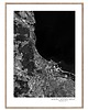 plakaty TRÓJMIASTO Gdańsk Gdynia Sopot  satelita plakat mapa 1
