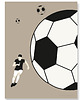 obrazy i plakaty do pokoju dziecięcego Plakat dla dzieci Beige Soccer Fun 2
